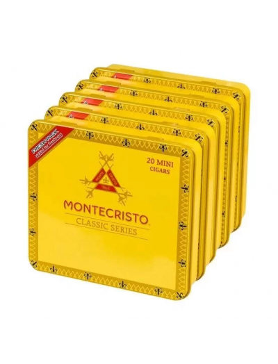 Montecristo Mini Cigarillos İnce Puro 100 Adet (5 paket)